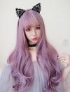 Harajuku Wave Long Purple Wig SD00636