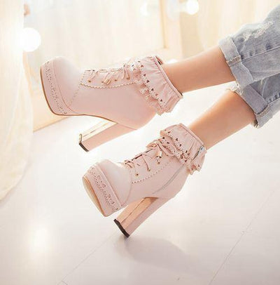 Lolita Lace High-Heeled Shoe SD00061