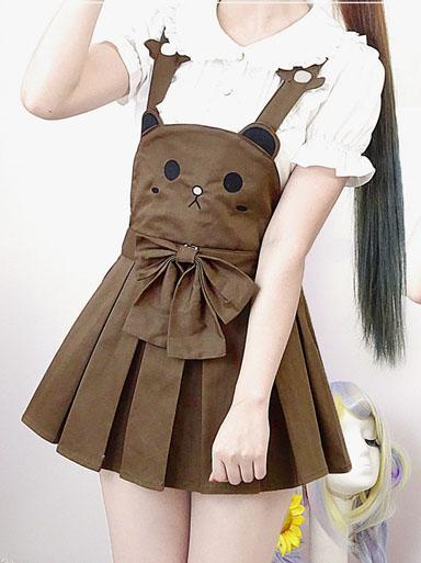 Bunny Bear Strap Trousers Short Pants/Skirt SD00277