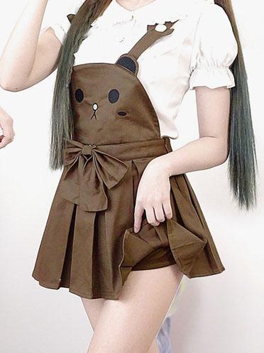 Bunny Bear Strap Trousers Short Pants/Skirt SD00277