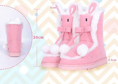 Kawaii Japanese Bunny/Rabbit Winter Boots Shoes SD01915