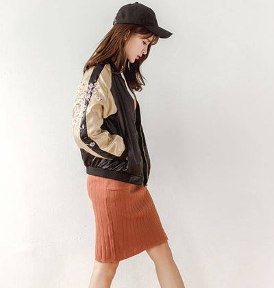 Deer Flower Tree Embroidered Silk Jacket SD01644