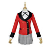 Kakegurui anime Kirari Momobami school uniform jacket/shirt/skirt/wig SD01015