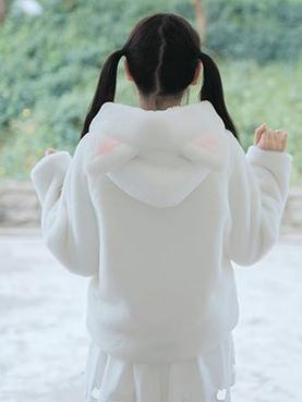 Cat Ears Hoodie Fur Sweater Jacket SD00260