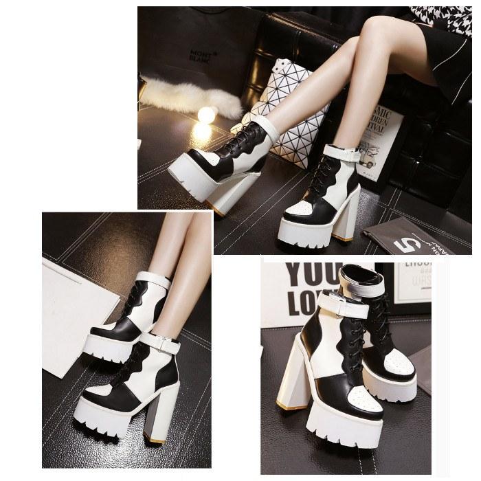 Strap High-heeled Platform Shoes SD00128