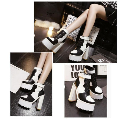 Strap High-heeled Platform Shoes SD00128
