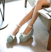 Lolita  Bow strap Platform Shoes SD00246