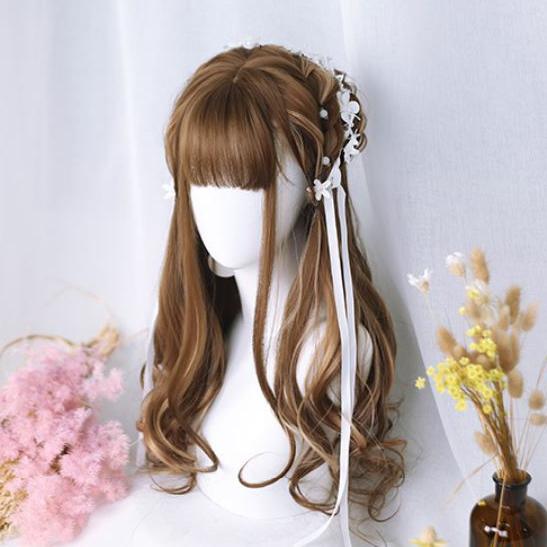 Brown Caramel Wave Long Wig SD00210