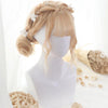 Harajuku lolita blond short wig SD01040