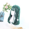 Dark Green Gradient Short Wig SD00218