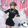 Black Panda Cheongsam Dress SD00839