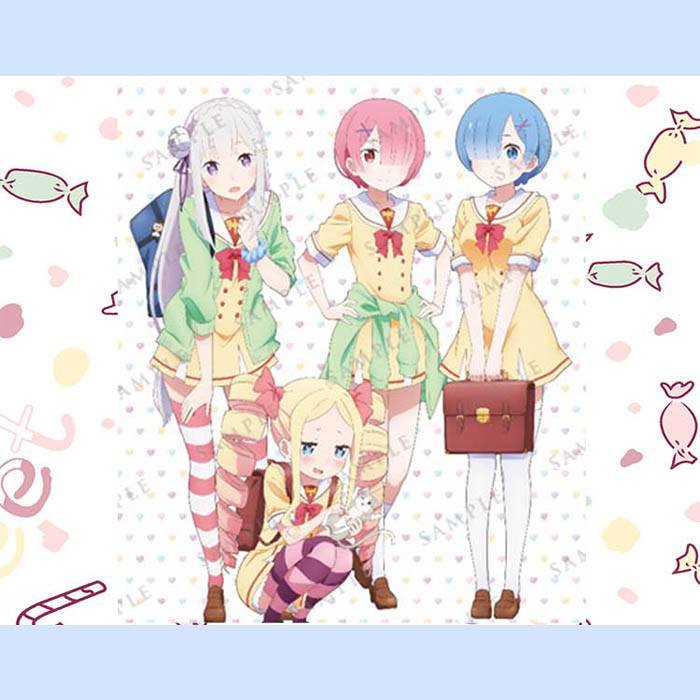 Re:Zero kara Hajimeru Isekai Seikatsu Cosplay Rem Ram Beatrix Emilia SD00830