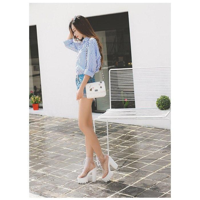 Transparent High-heeled Platform Boots SD00130