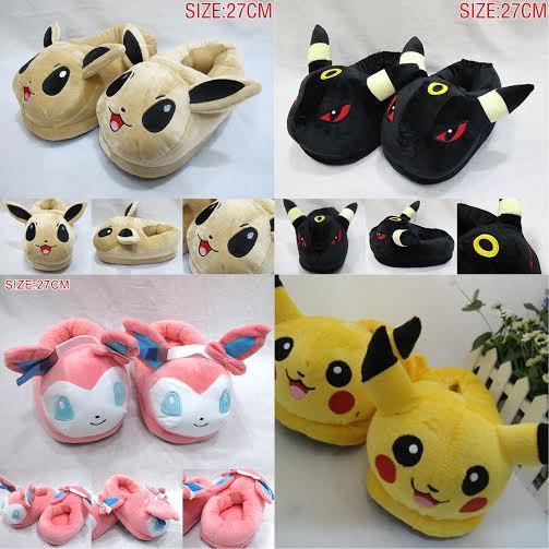Japanese Anime Pikachu Pokémon Slippers Shoes SD00694