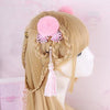 Kawaii Japanese Lolita Fur Ball Pearl Hair Clips SD01972