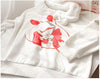 Cute Bunny Genji warm White Sweater SD02019