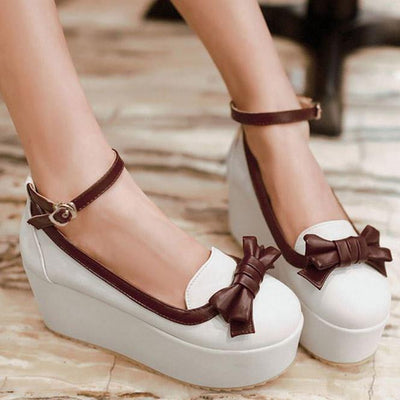 Lolita  Bow strap Platform Shoes SD00246