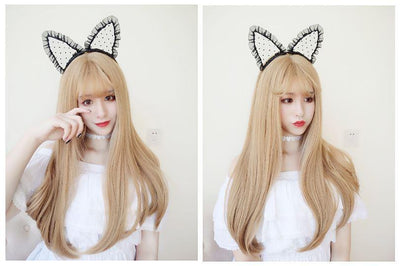 Harajuku Long Straight Blond Wig SD00642