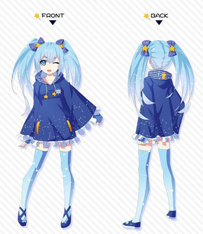 Hatsune Miku Winter Snow Cape Cloak SD01810