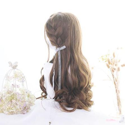 Honey Pudding Brown Long Wave Wig SD00219