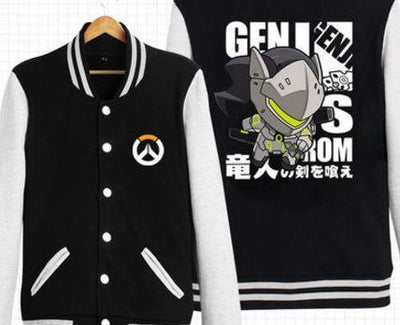 Overwatch Black&White Baseball Jacket SD02191