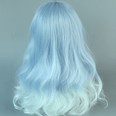 Ocean Blue Gradient Blue to Mint Green Wig SD00488