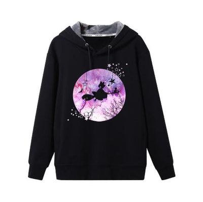 Japanese Witch Magical Night Fall Hoodie Sweater SD02604