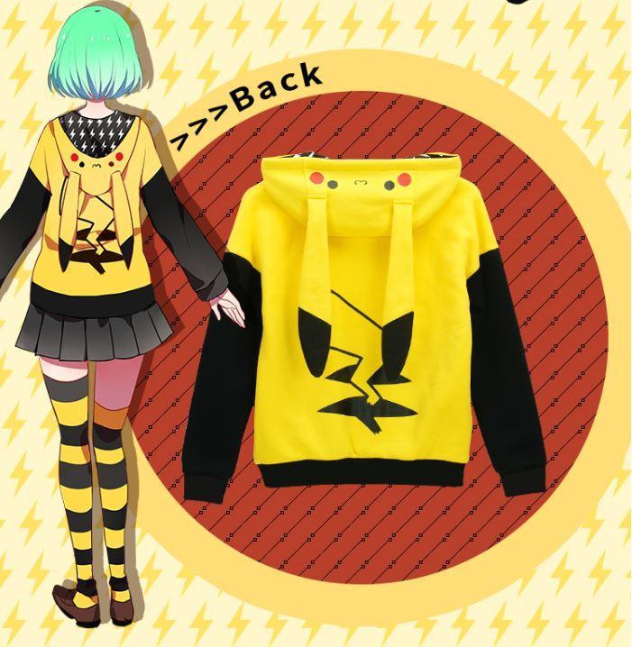 Pokemon Pikachu Pikapika Hoodie Sweater SD01893