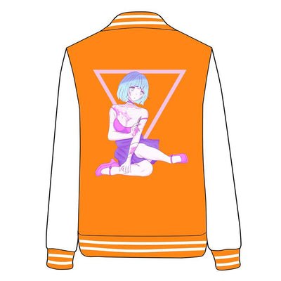 Japanese Psycho Wrist Cutter Menhera Girl Baseball Jackets SD02719