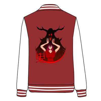 Psycho Oni Dokkaebi Demon Spirit Girl Baseball Jacket SD0267