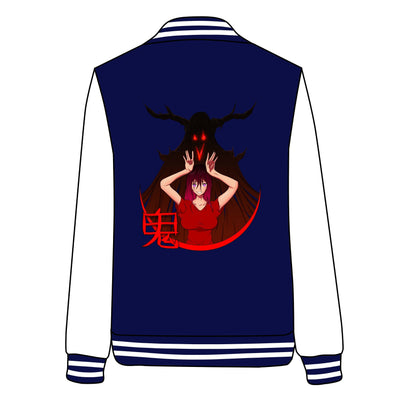 Psycho Oni Dokkaebi Demon Spirit Girl Baseball Jacket SD0267