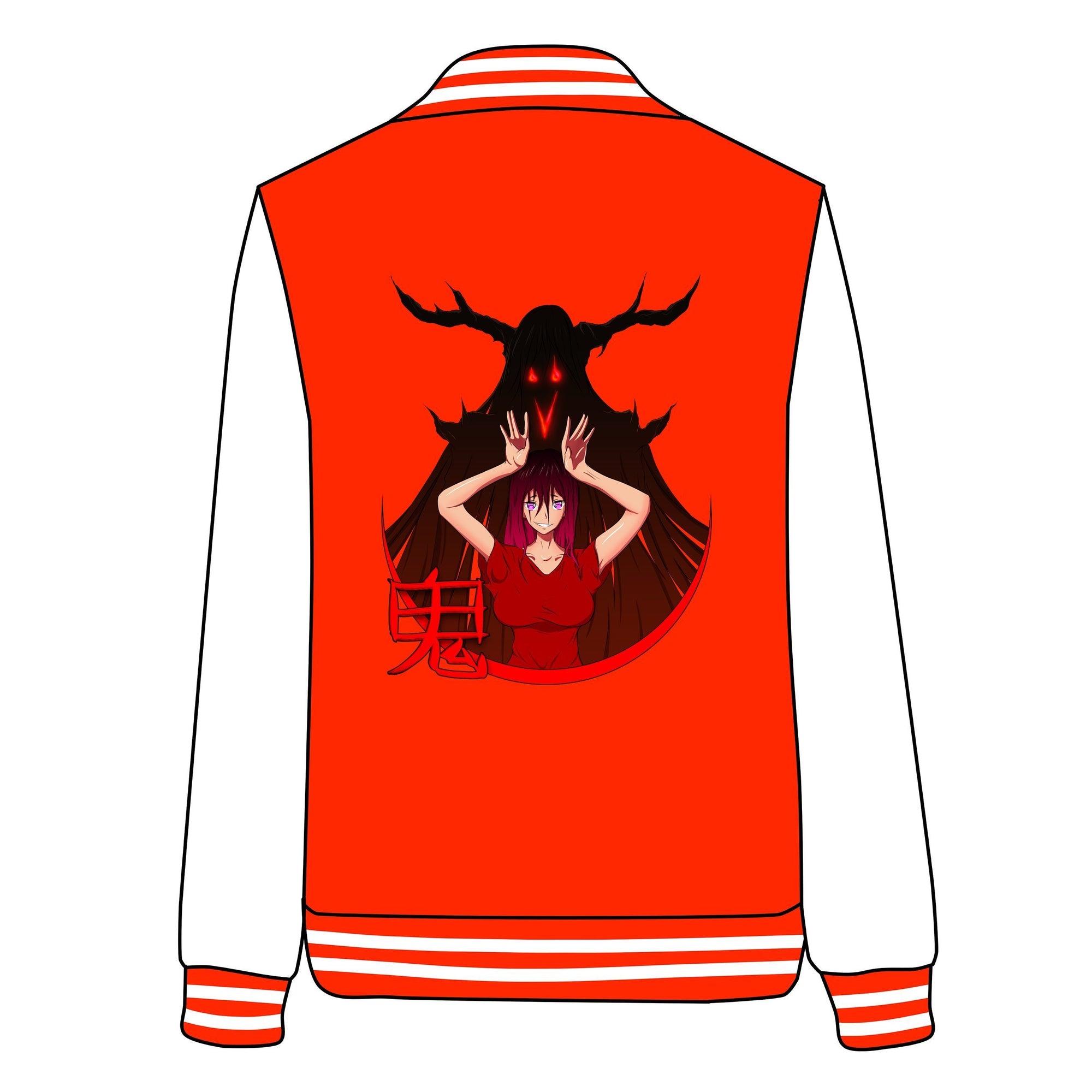 Psycho Oni Dokkaebi Demon Spirit Girl Baseball Jacket SD0267