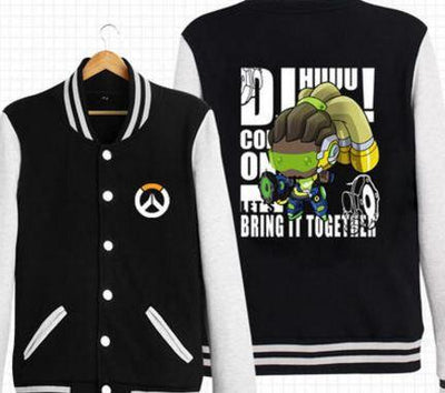 Overwatch Black&White Baseball Jacket SD02191