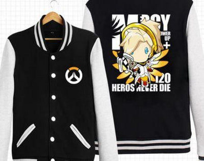 Overwatch Black&White Baseball Jacket SD02191