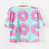 Cute Donut Crop Top SD01216