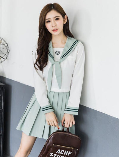 Japanese Green School Uniform Set SD01973