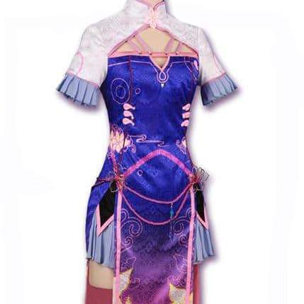 Overwatch D.VA/Mei/Tracer/Mercy Embroidery Cheongsam Dress SD02268