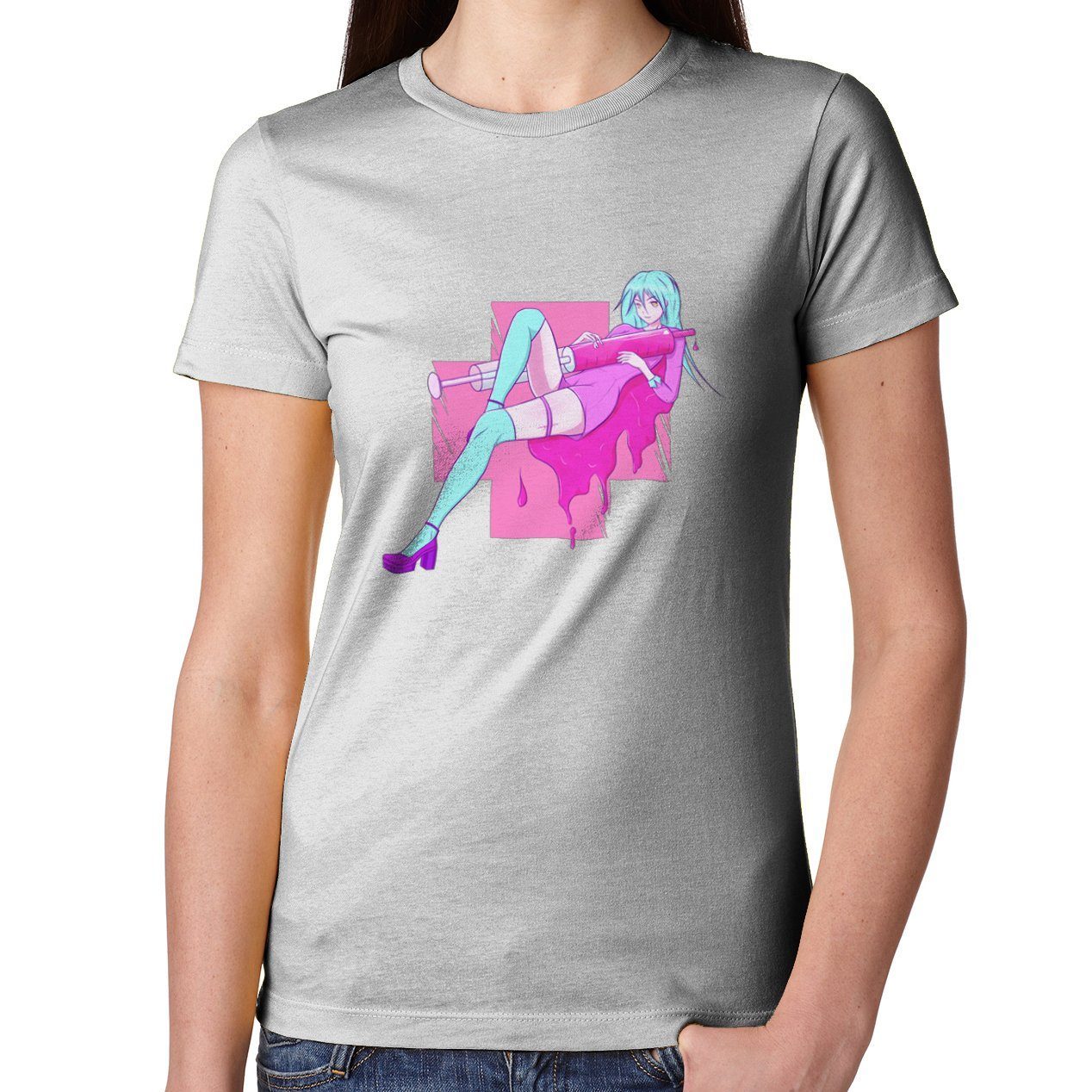 Yami Kawaii Psycho Syringe Nurse T-shirt/Sweater SD02743
