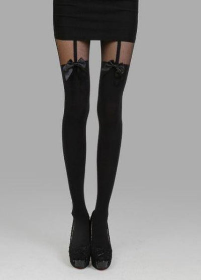 Kawaii Bow Knee Tights Pantyhose SD01967