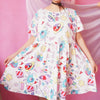 Kawaii Printed Alien UFO Dress SD02551