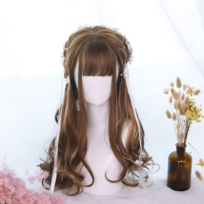 Brown Caramel Wave Long Wig SD00210