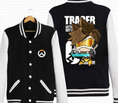 Overwatch Black&White Baseball Jacket SD02191