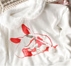 Cute Bunny Genji warm White Sweater SD02019