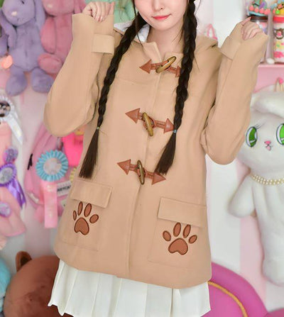 Kawaii Dog Shiba Woolen Winter Fur Coat SD01538