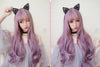 Harajuku Wave Long Purple Wig SD00636