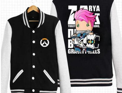 Overwatch Black&White Baseball Jacket SD02191